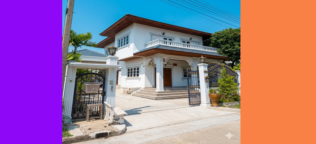 ขาย บ้านเดี่ยว หลังใหญ่81ตร.ว. พื้นที่ใช้สอยเยอะ300ตรว มหาชัยเมืองทอง คุ้มค่ากว่า ขายราคา8ล้าน